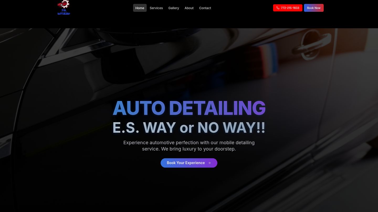ES Detailing logo